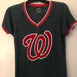 Women’s V Neck Washington Nations Shirt